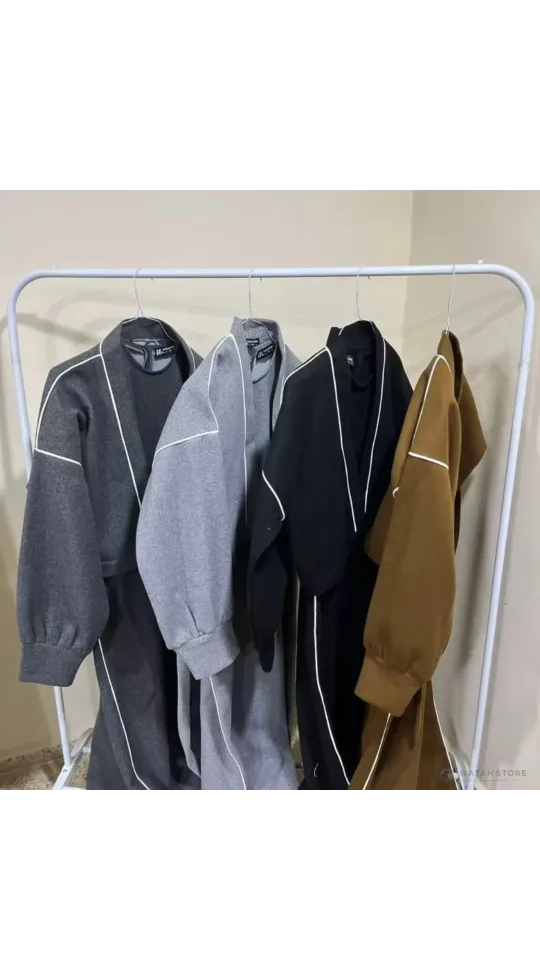 فستان شتوي مع جاكيت