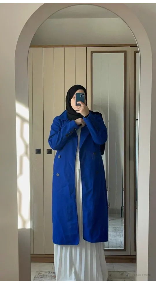 كبود شتوي مع تنوره وبلوزه