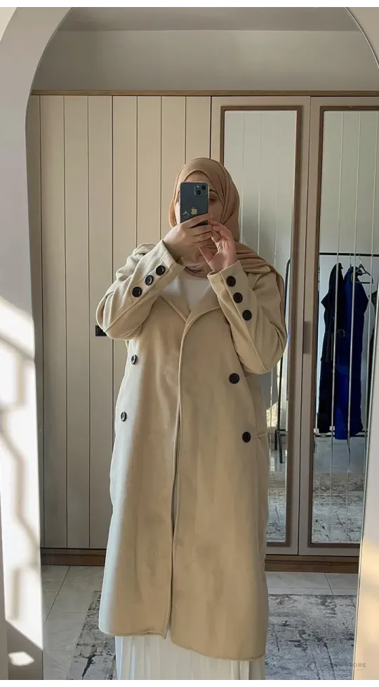 كبود شتوي مع تنوره وبلوزه