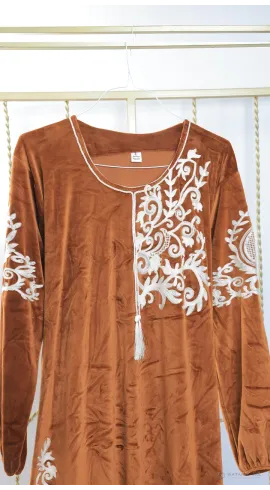 دشداشه مخمل مروة