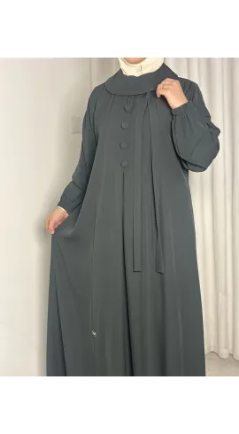 عباية صيفيه ازرار اماميه