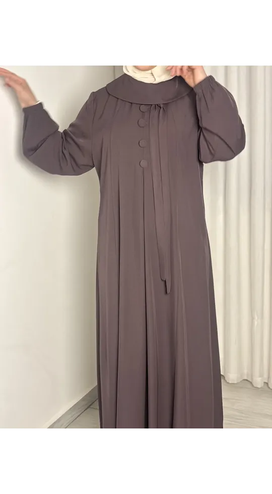عباية صيفيه ازرار اماميه