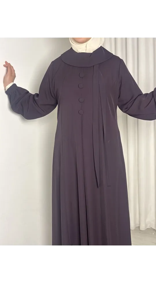 عباية صيفيه ازرار اماميه