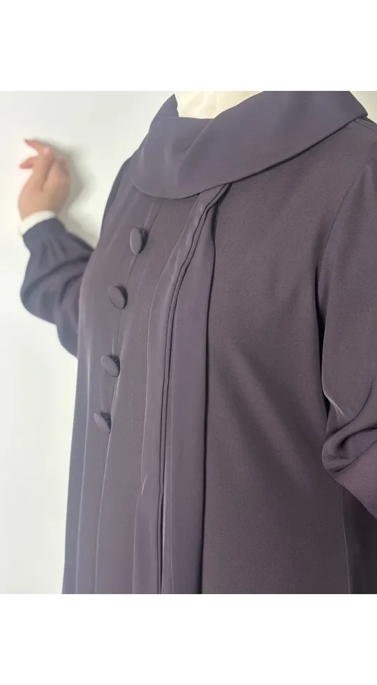 عباية صيفيه ازرار اماميه