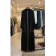 عباية صيفيه مع جيب وكسرات