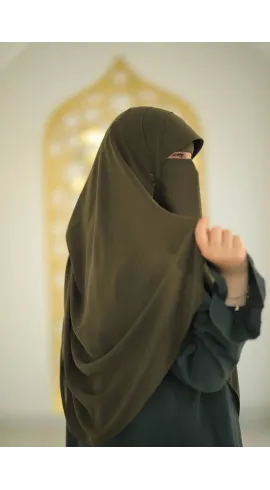 نقاب ماليزي خمس قطع(اسكارف)
