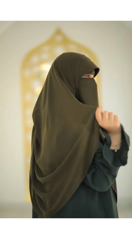 نقاب ماليزي خمس قطع(اسكارف)