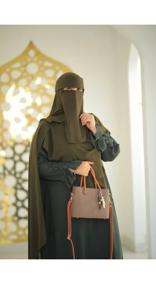 نقاب ماليزي خمس قطع(اسكارف)