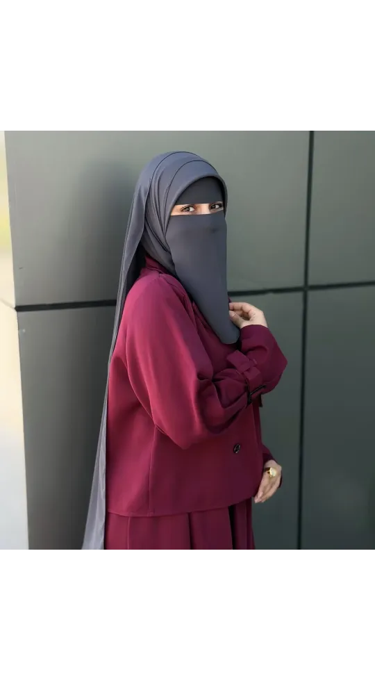 نقاب ماليزي خمس قطع(اسكارف)