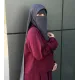 نقاب ماليزي خمس قطع(اسكارف)