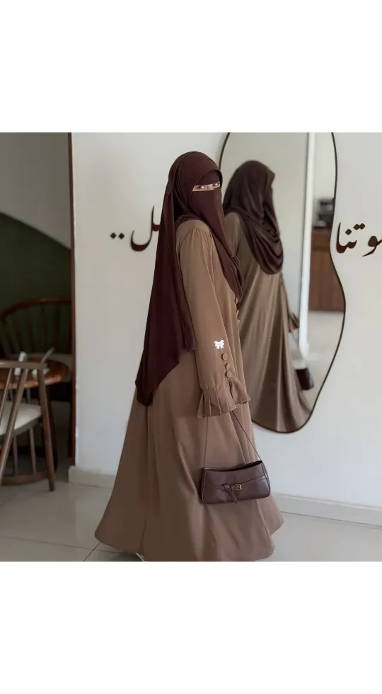 نقاب ماليزي خمس قطع(اسكارف)